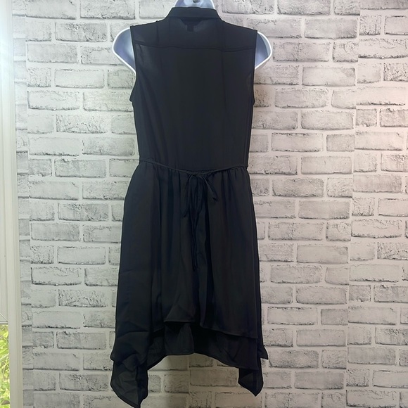 L AMOUR Sleeveless Handkerchief Hem Tie Back Dress by Nanette Lenore NWOT Small - Picture 2 of 12